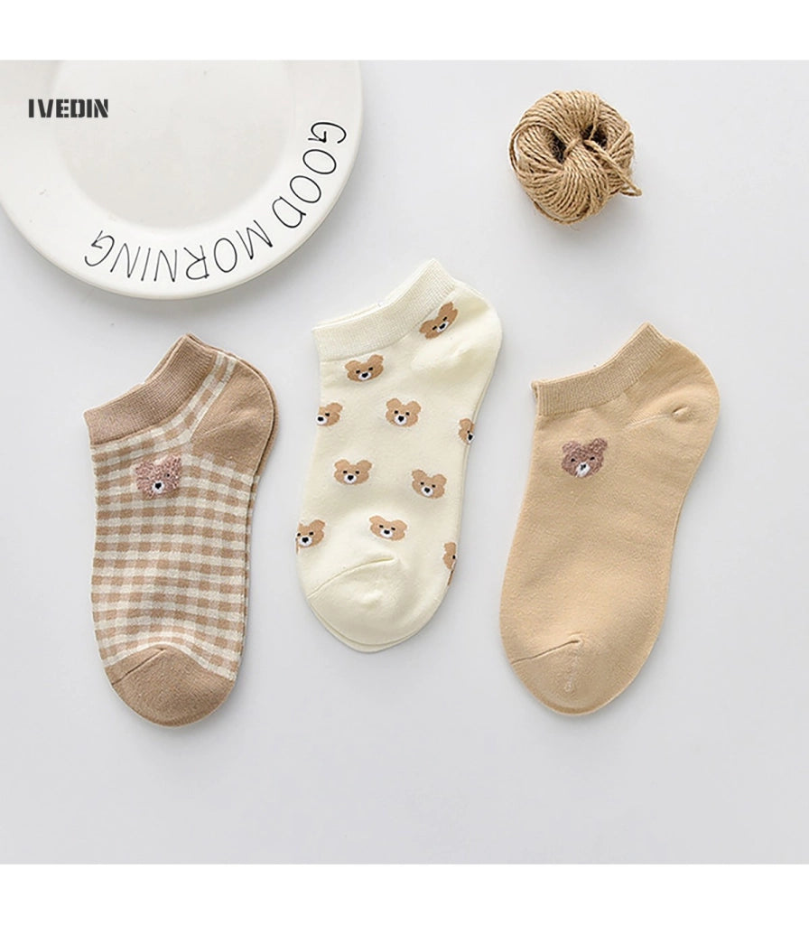 Calzini Bassi in Cotone per Donna e Bambina | Traspiranti e Divertenti | Taglia Unica 34–40 EU