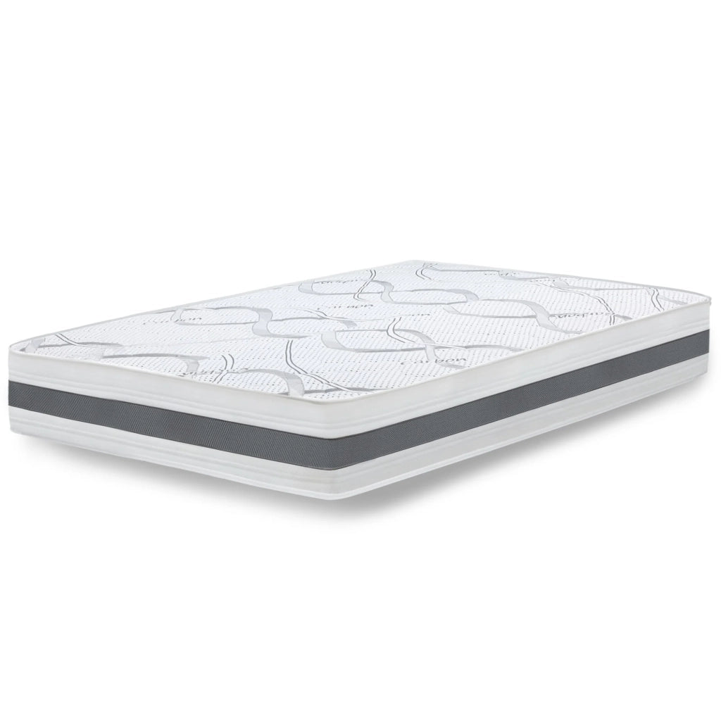 Materasso Singolo 90x160 cm a Media Rigidita' | Altezza 16 cm | Tessuto Anallergico e Traspirante | Proprieta' Ortopediche e Automodellanti | Prodotto in Italia