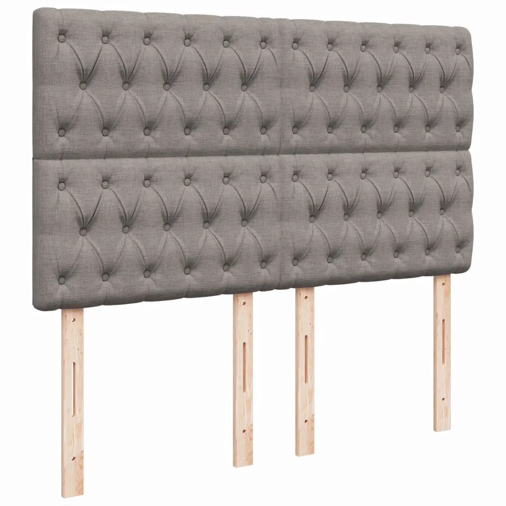 Giroletto a Molle con Materasso Tortora 140x190 cm in Tessuto 3293586