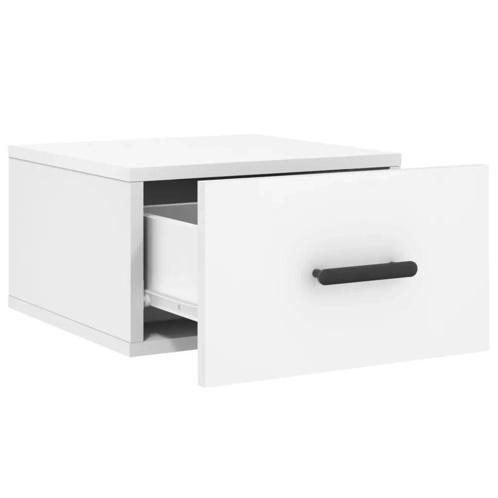 Comodino a Muro Bianco 35x35x20 cm 829836