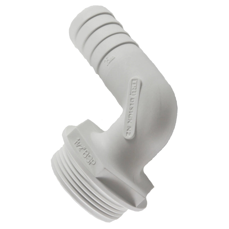 BOCCHETTONE FILETT 90° 1"1/2 Ø38MM THREAD 1 "1/2 - HOSE HOLDER Ø 25MM