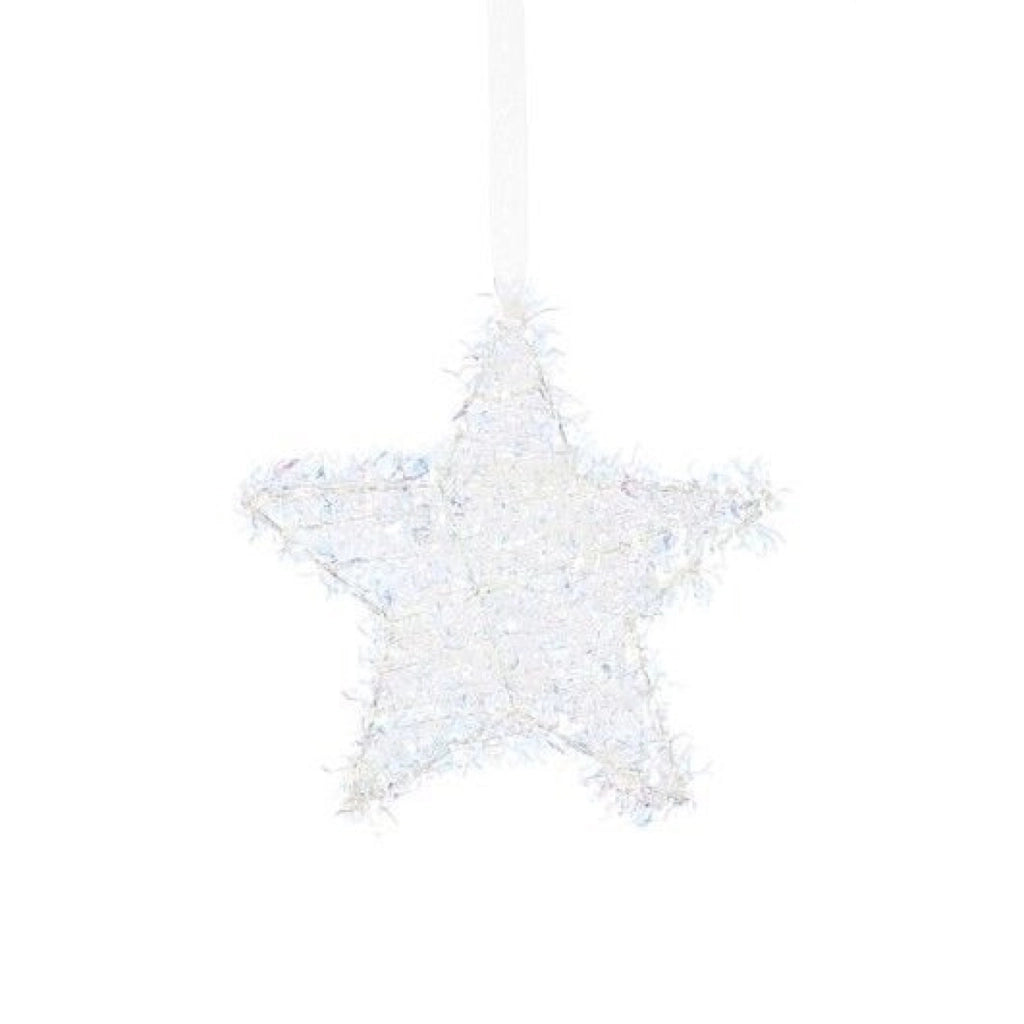 Stella decorativa iridescente  25 cm