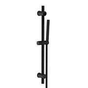 Saliscendi tondo minimal con doccetta nero opaco