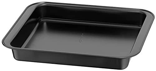 Lagostina 010151000012 Gustosa Rostiera da Forno in Acciaio Antiaderente 29x23 cm colore Nero