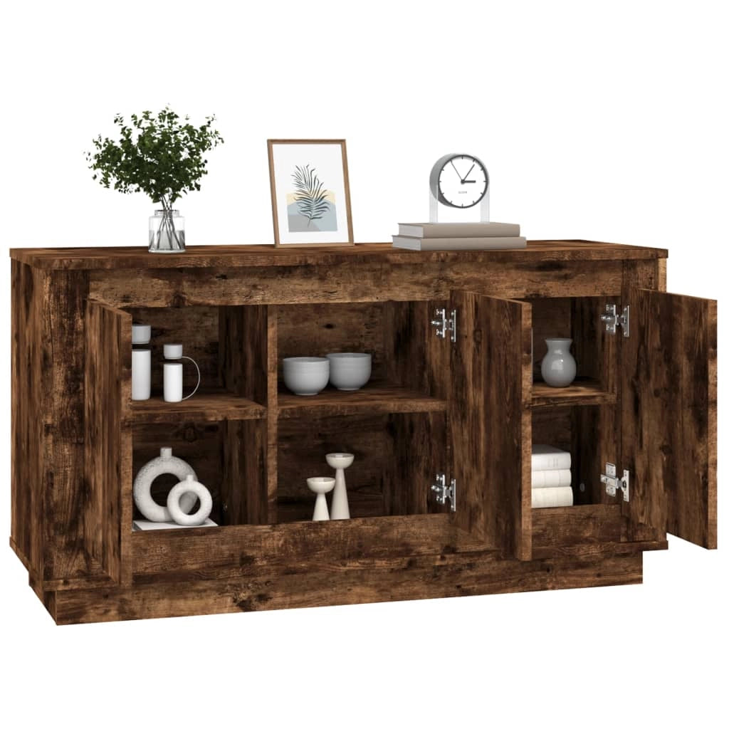 Buffet credenza cassettiera armadio mobile contenitore organizer per cucina soggiorno salotto 102 x 35 x 55 cm legno ingegnerizzato marrone 02_0030848