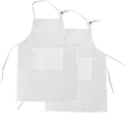 Asciugamani per bambini per cucina - realizzati con tessuto in poliestere ecologico - con maniche - 2 pezzi - adatti per cucina/pittura - dimensioni 62 x 46 cm