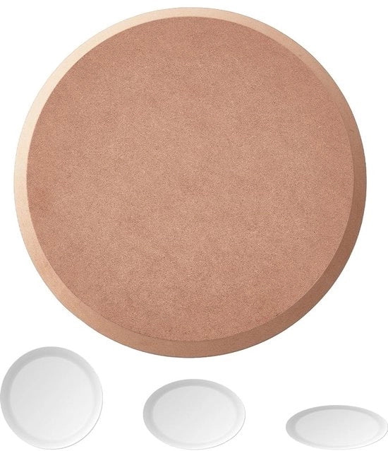 Strumenti per la lavorazione della ceramica 30x1,5cm - Piatto ceramico rotondo - Scudetto per costruzione a mano - Scudetto per slump - Modelli ceramici - Materiale duraturo - Ceramica