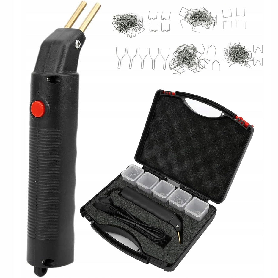 Graffettatrice per Plastica 100W con 205 Graffette – Design Ergonomico, LED, Valigetta