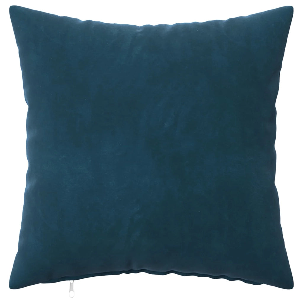 Federa 2 pcs HEERLEN Blu 30 x 30 cm Velluto 907365