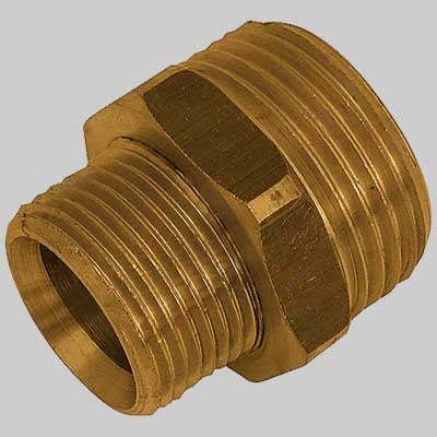 NIPLES RIDOTTO OTTONE GIALLO  11/4 x 3/4     MADE IN ITALY