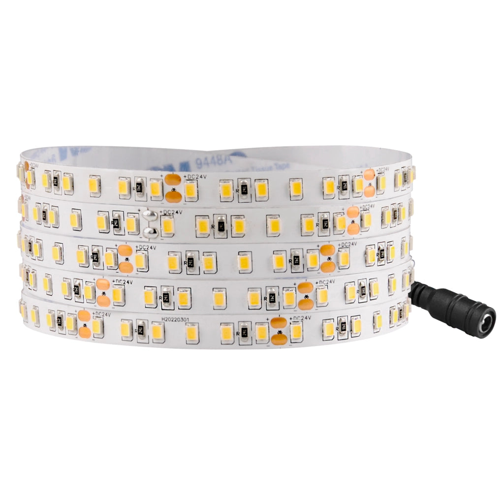 Kit striscia LED 5m 24V IP20 4000K alimentatore e switch Polux