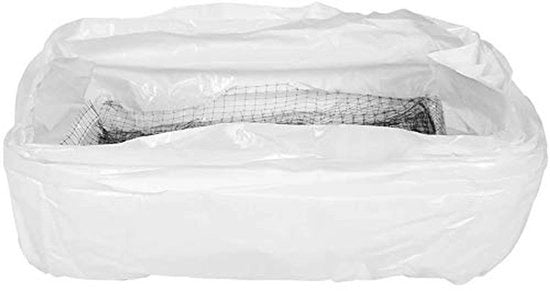 Liner per Gabbia da Gatto Rinnovabile - 10 Pezzi - Forte e Duraturo - Ecologico PE Nylon - Adatto a Tutte le Gabbie da Gatto - Facile da Utilizzare