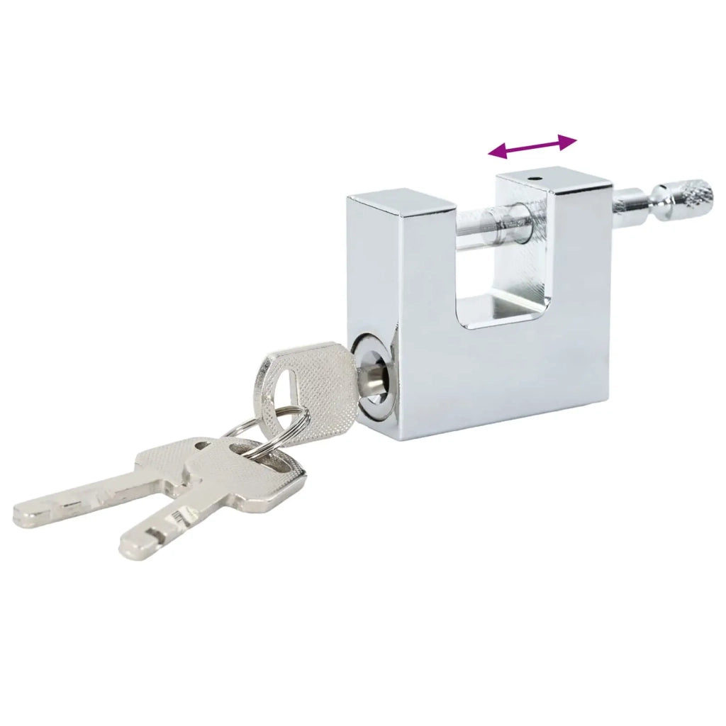 Lucchetto 2 pz Argento Acciaio CFW1670439