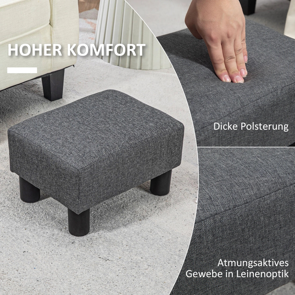 Pouf ¨C Zephmum ¨C Grigio, tessuto, 40x40x40 cm
