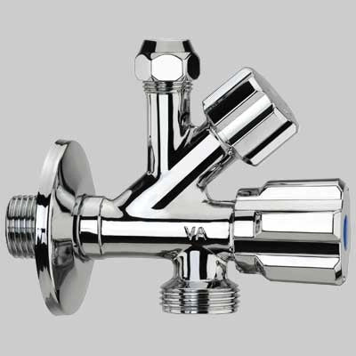 RUBINETTO COMBINATO SOTTOLAVABO E LAVATRICE  Ø 10 3/4x1/2     VA ALBERTONI