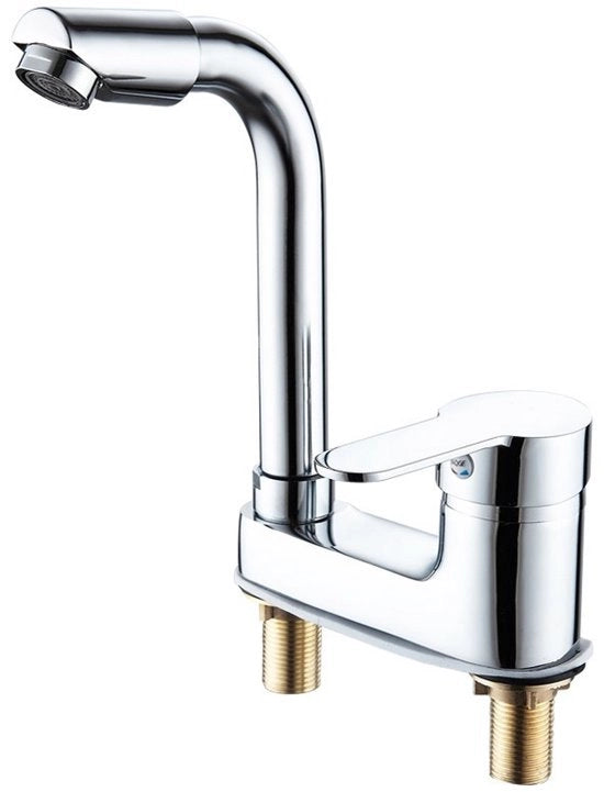 Kraan per vasca con due fori, acqua calda e fredda, rubinetto per vasca con due fori per la vasca da bagno