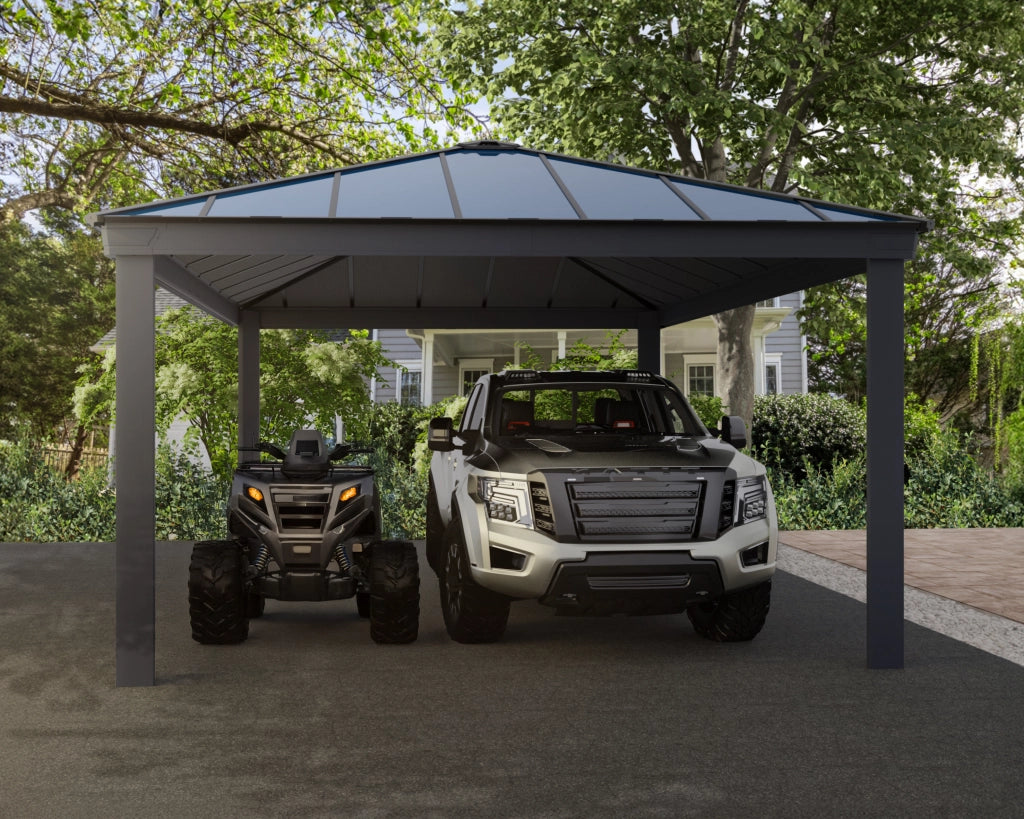 Carport doppio in alluminio Colorado 4.3X6