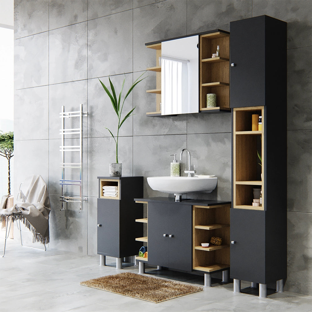 Vicco Mobiletto bagno Antracite 30 x 71.8 cm