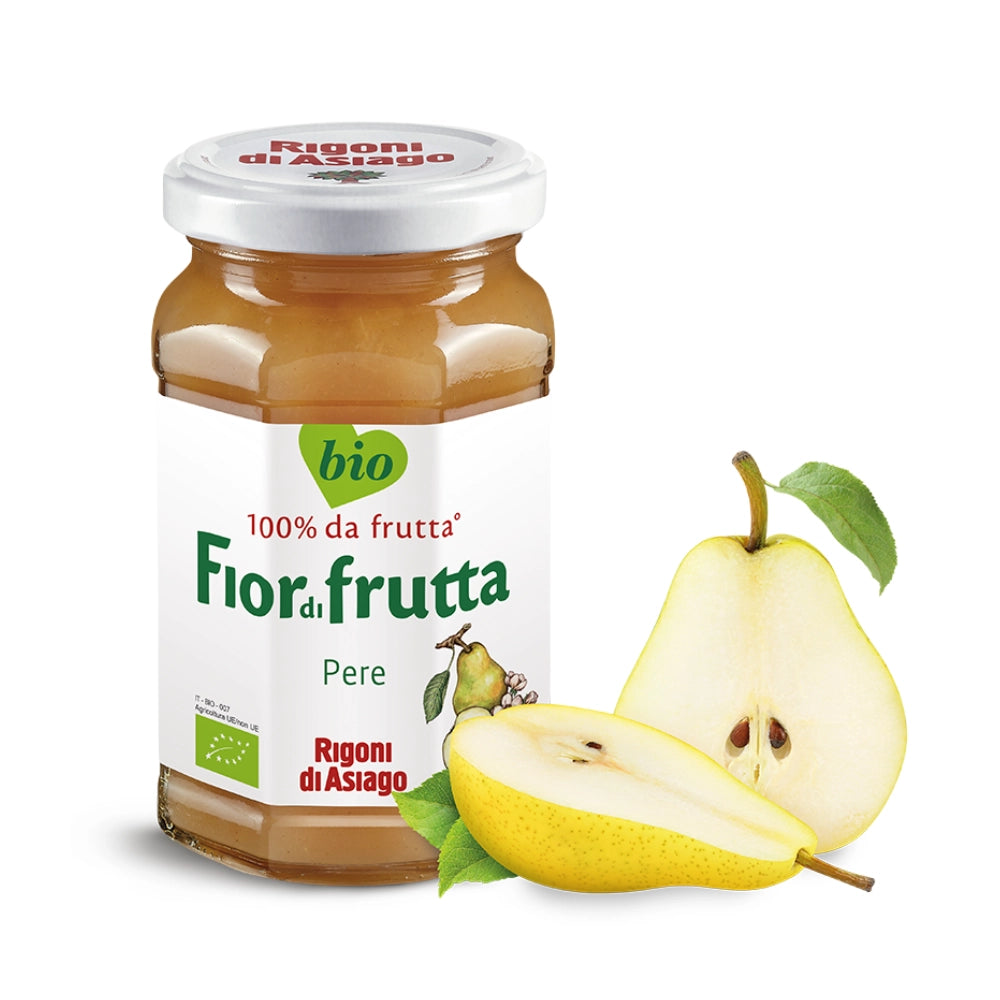 Rigoni di asiago fiordifrutta bio pere marmellata in vasetto da 250 grammi