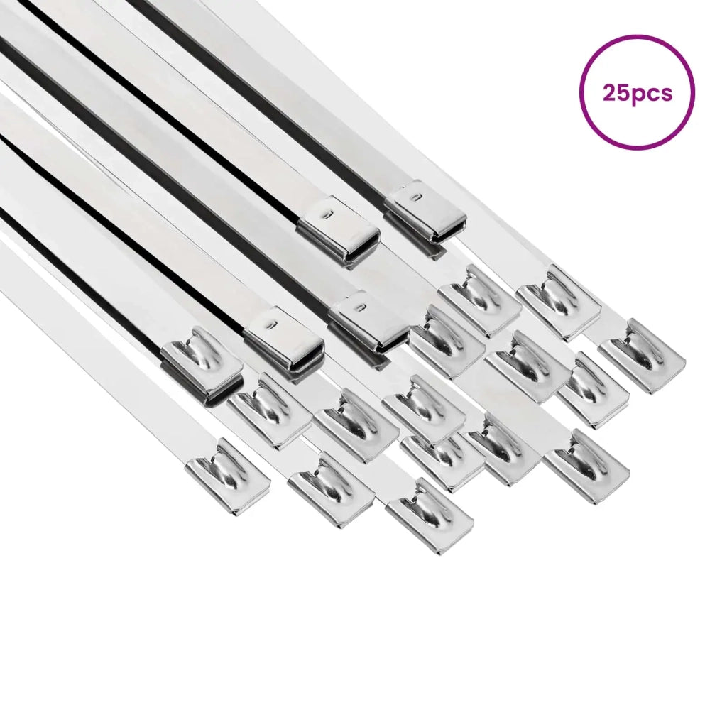 Fascetta per Cavi 25 pz 7,9 x 600 mm Argento 42029409