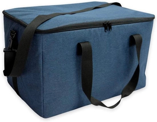 Grossa valigetta - 58 litri - pieghevole - blu scuro