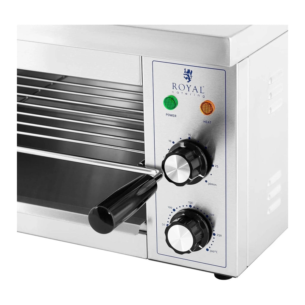 Griglia salamandra - 2500 watt - 50-300°C professionale in acciaio inox 14_0004998