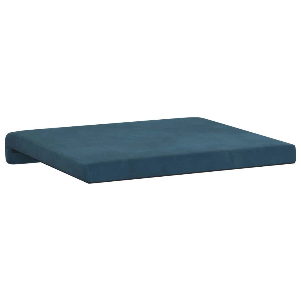 Cuscino per panchina 4 pcs Velluto Blu Profondità 35 cm 42043107