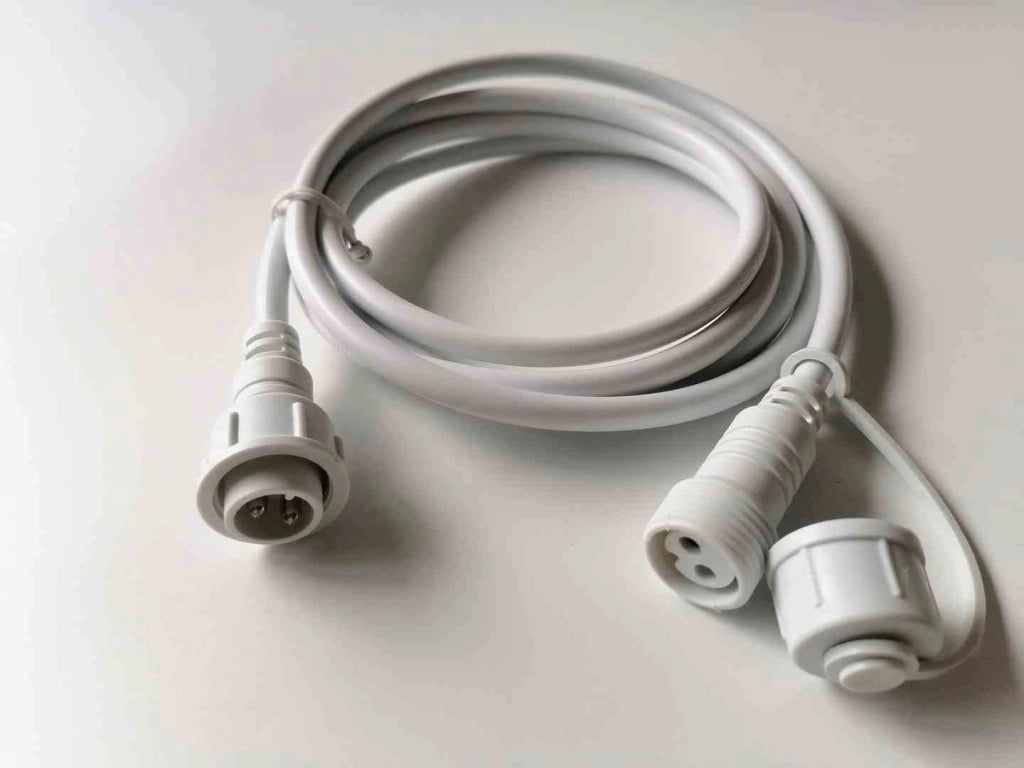 Prolunga giunzione per ghirlanda 2m bianca 230V IP65 Eko-Light