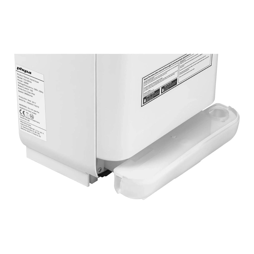 Asciugamani Airblade con aria calda o fredda 14_0004424
