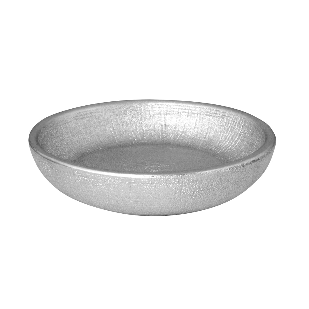 Portasapone serie glitter in ceramica argento