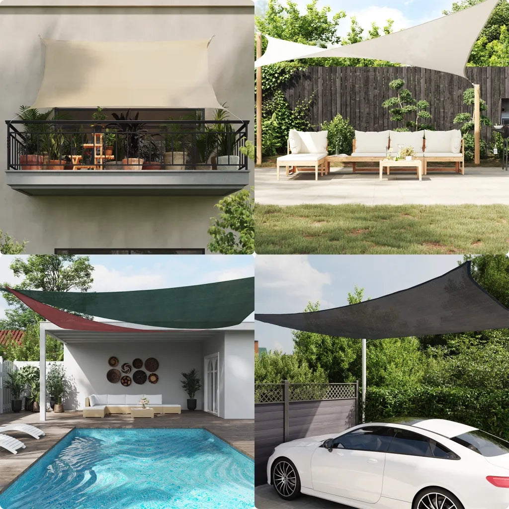 Vela Parasole 160 g/m² Beige 5x8 m in HDPE 311138