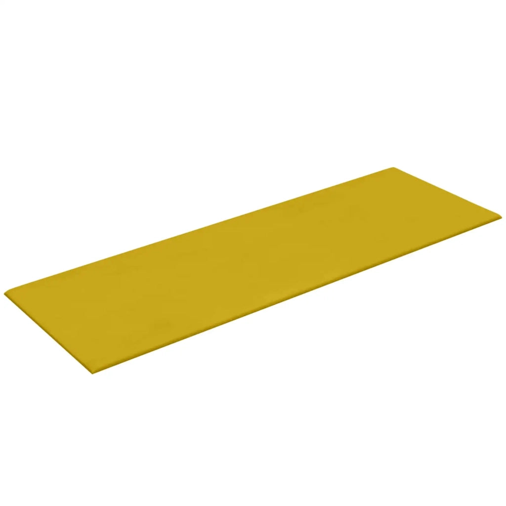 Testiera da Parete 12 pcs Giallo Velluto 42046505