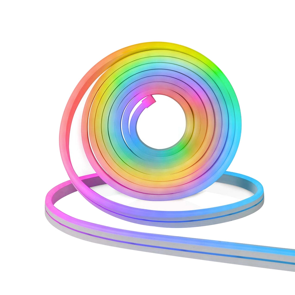 Striscia LED Stile Neon Connessa Wi-Fi 5m Ritagliabile IP65 Esterno Multicolore Nedis