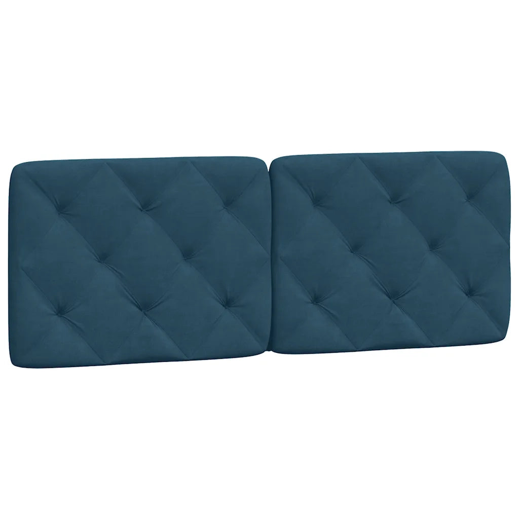 Giroletto senza Materasso-Struttura Letto Blu 120x200 cm in Velluto