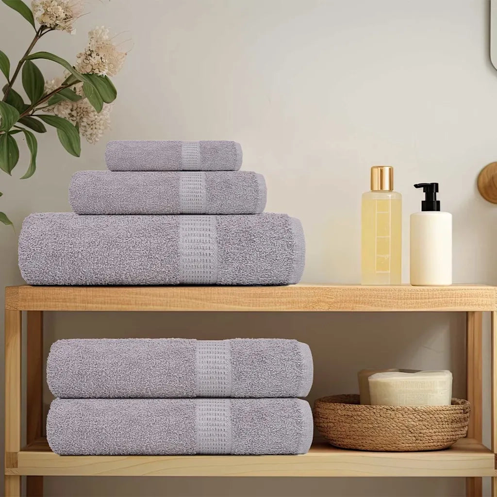 Asciugamani FROGN 2 pz Grigio 100x200 cm 360 g/m² 136842