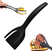 Spatel doppio per uova fritte, padella toast-omelette 2 in 1, spatola 2 in 1 con manico, spatola per pancake con superficie antiaderente, spatola doppia per uova, per cucinare in casa.