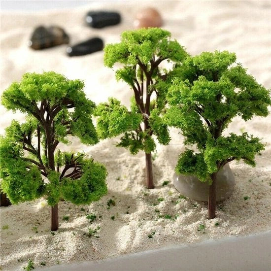 Miniaturno di Bambù da 10 pezzi 4 cm - Modello Alberi - Diorama