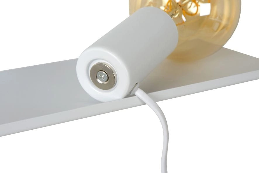 Lucide SEBO applique bianca metallo E27 40W IP20 dimmer
