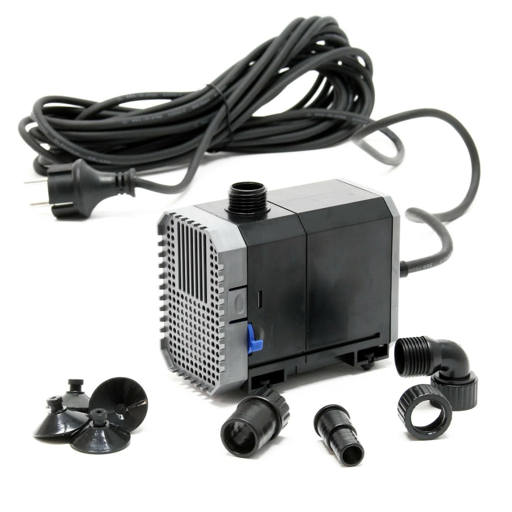 Pompa per laghetto da 35 watt con filtro cavo corto 10 m 2000 litri all'ora 16_0002354