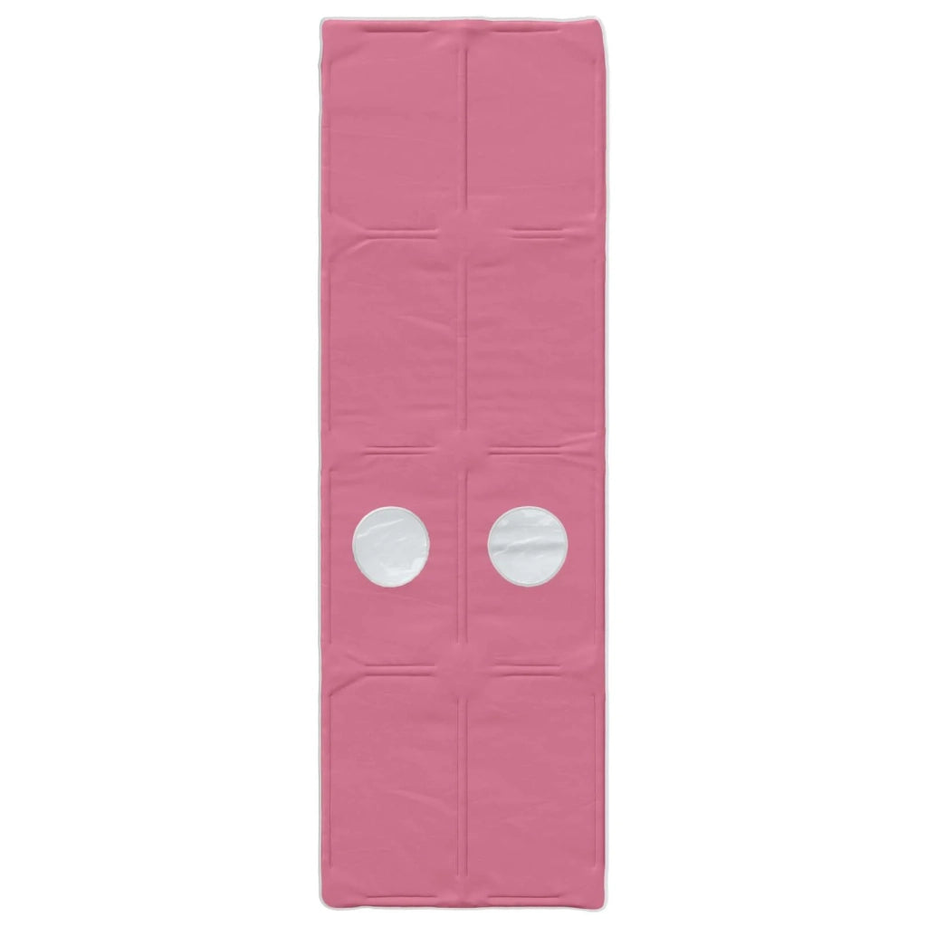 Letto alto per Bambini | Letto Infantile | Lettino con scrivania Bianco e Rosa