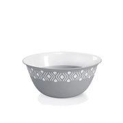 Ciotola Insalatiera in Plastica Tosca Bianco Grigio 19 cm Stefanplast