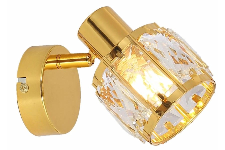 Applique glamour Crownie Gold oro 1xE14 40W Reality