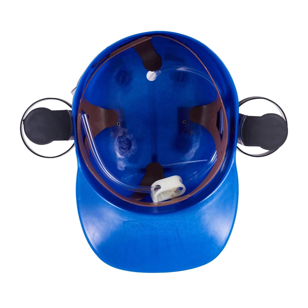 Casco porta bevande per feste con 2 portabevande regolabile atmosfera festiva in plastica nera 13_0006818