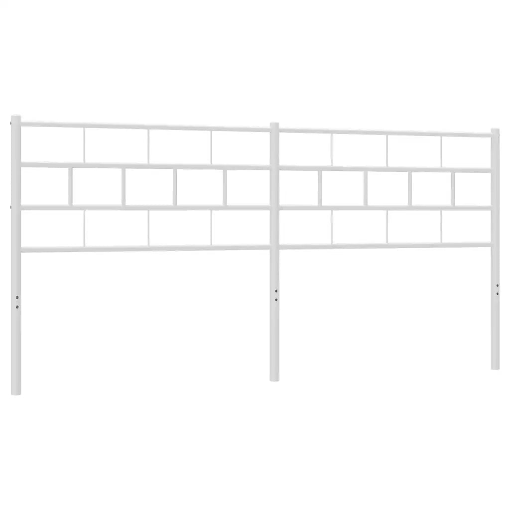 Testiera di Ricambio in Metallo Bianco 180 cm 355744