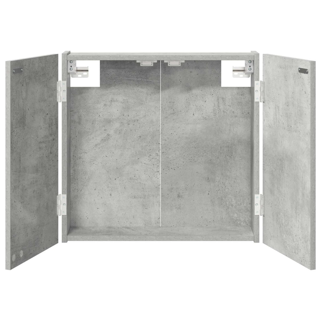 Armadio per Dartboard Grigio Cemento 56 x 12 x 53,5 cm 8006663