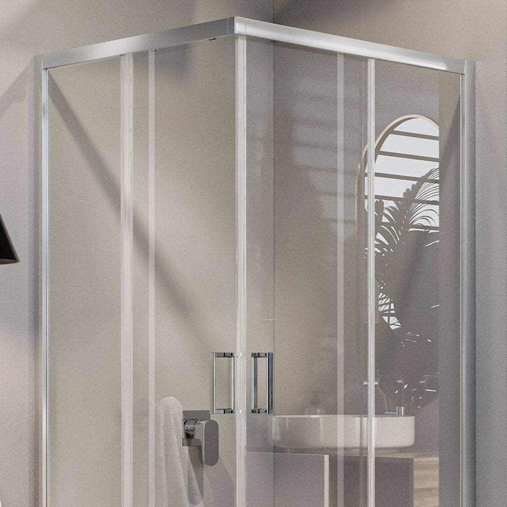 Box Doccia Rettangolare 70x100 H185 Trasparente 6mm mod. Ready