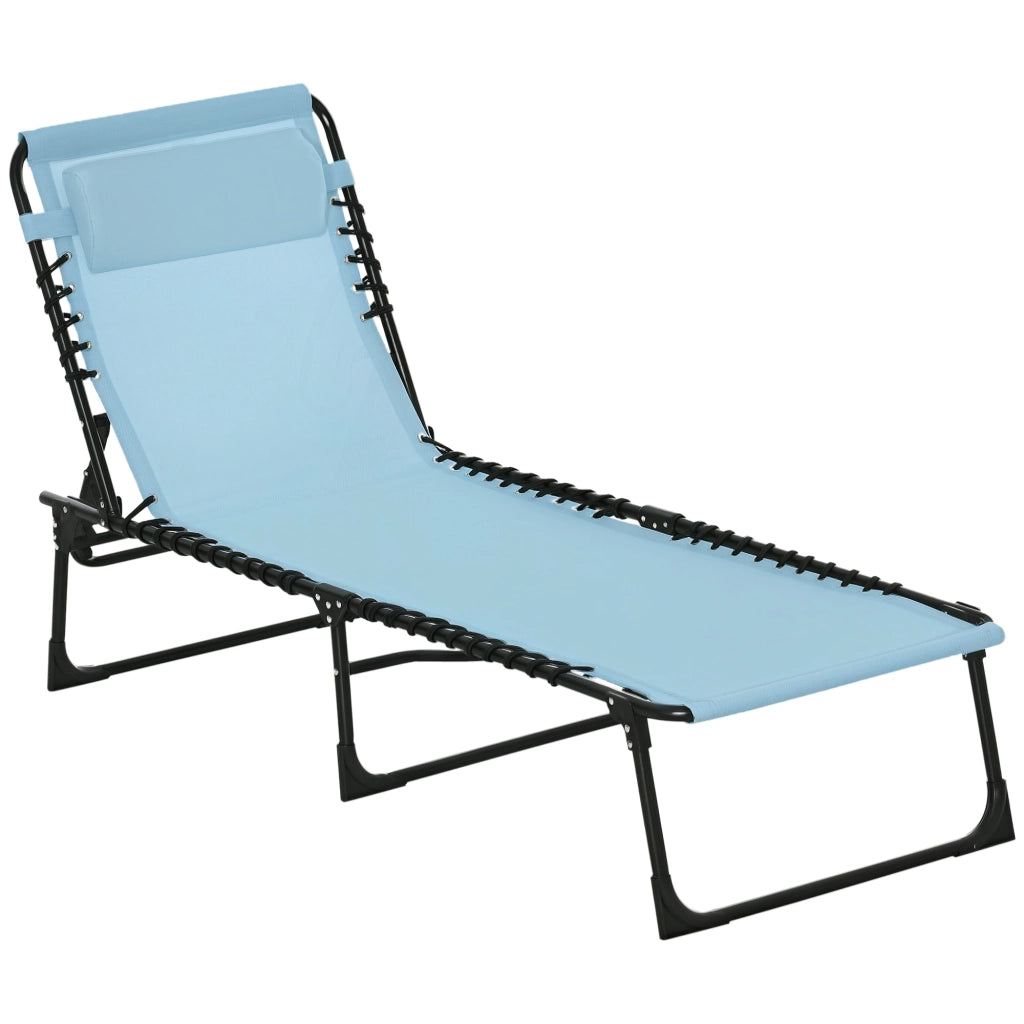 Tumbona Pieghevole ¨C Minimal ¨C Blu 189x58x30 cm