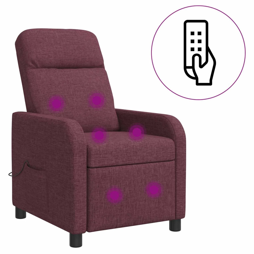 Poltrona Massaggiante Viola Tessuto 42034950