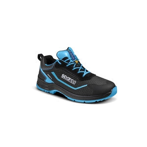 SPARCO SCARPE ASTER S3 NERO AZZURRO FLUO N.38