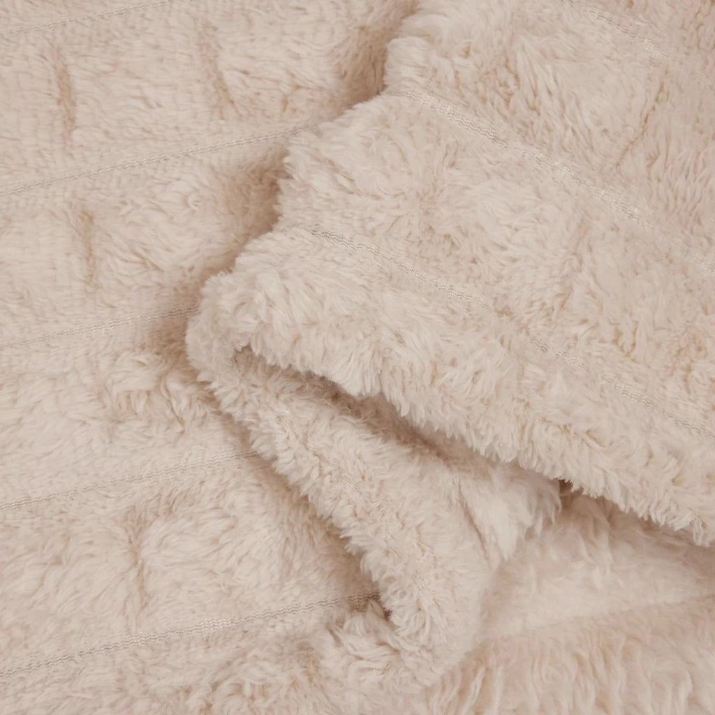 Coperta Beige 150 x 130 cm Panno 42016909
